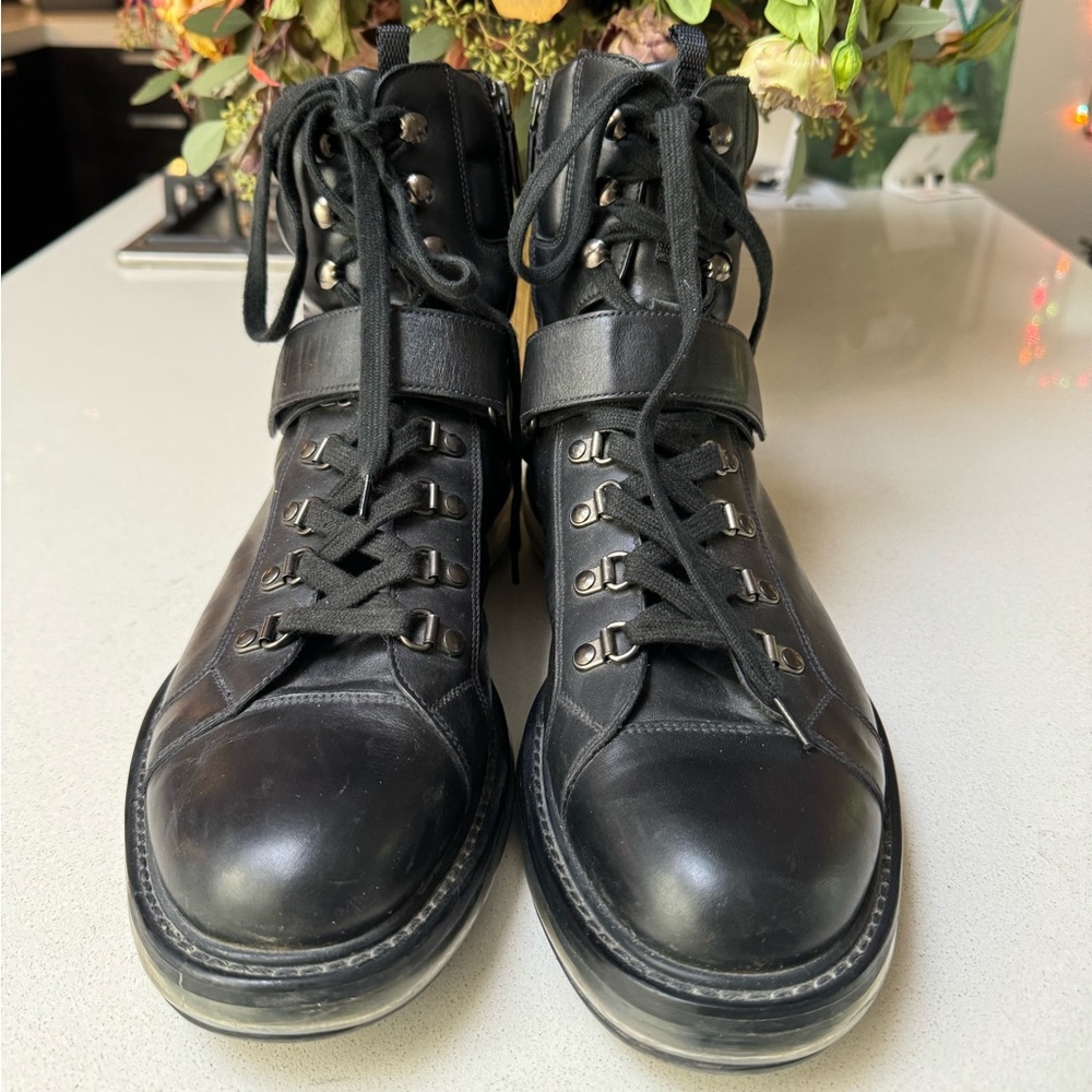 Prada Leather Lace up boots - Picture 7 of 10